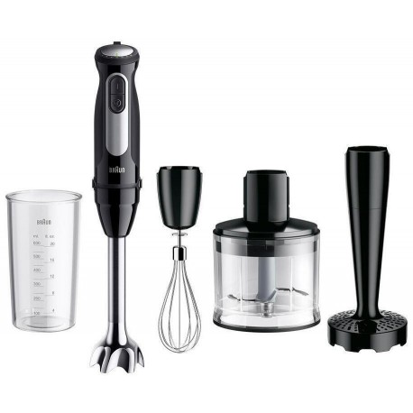 Braun MQ55307MBK MultiQuick 5 Pro Ραβδομπλέντερ με Ανοξείδωτη Ράβδο 1000W Μαύρο