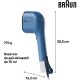 Braun GS3024BL Ατμοκαθαριστής Ρούχων Χειρός 1100W με Δοχείο 120ml Μπλε