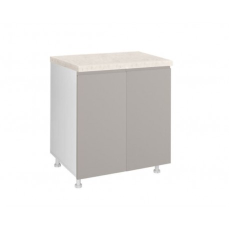 KD6087 Επιδαπέδιο ντουλάπι κουζίνας AURA D60 Μπεζ 60x60x85εκ.
