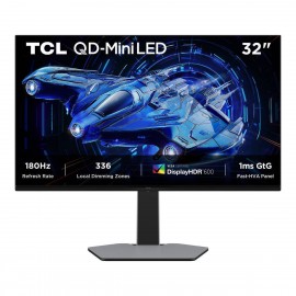 TCL 32G64 QD-Mini LED HDR Gaming Monitor 31.5" QHD 2560x1440 180Hz με Χρόνο Απόκρισης 1ms GTG F