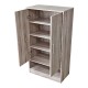 072-000191 Παπουτσοθήκη Ντουλάπι Lemba pakoworld sonoma 80x33x120εκ