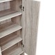 072-000191 Παπουτσοθήκη Ντουλάπι Lemba pakoworld sonoma 80x33x120εκ