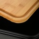 01-20248 ESTIA ΨΩΜΙΕΡΑ BAMBOO ESSENTIALS ΜΕΤΑΛΛΙΚΗ 42x23x13cm ΜΑΥΡΗ