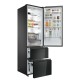 Haier HTW7620DNGB Ψυγειοκαταψύκτης 414lt NoFrost Υ205xΠ59.5xΒ67εκ. Inox 3D 60 Series 7 Pro D