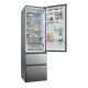 Haier HTR3620ENMG Ψυγειοκαταψύκτης 414lt Total NoFrost Υ205xΠ59.5xΒ66.7εκ. Ασημί E