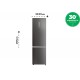Haier HDPW3620DNPD Ψυγειοκαταψύκτης 406lt Total NoFrost Υ205xΠ59.5xΒ66.7εκ. Inox D
