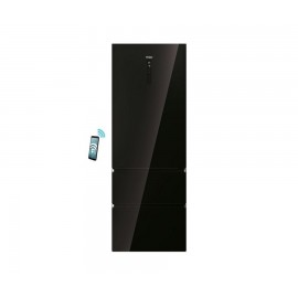 Haier HTW7720DNGB Ψυγειοκαταψύκτης 483lt Total NoFrost Υ200.6xΠ70xΒ67.5εκ. Μαύρος D
