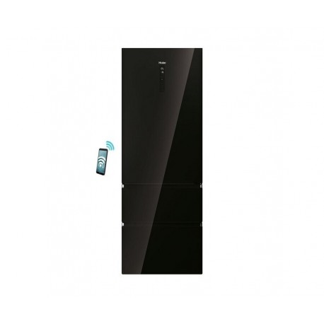 Haier HTW7720DNGB Ψυγειοκαταψύκτης 483lt Total NoFrost Υ200.6xΠ70xΒ67.5εκ. Μαύρος D