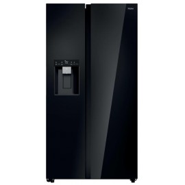 Haier HSW79F18DIGB Ψυγείο Ντουλάπα 601lt NoFrost Υ177.5xΠ90.5xΒ72.6εκ. Μαύρο D