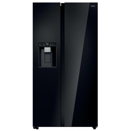 Haier HSW79F18DIGB Ψυγείο Ντουλάπα 601lt NoFrost Υ177.5xΠ90.5xΒ72.6εκ. Μαύρο D