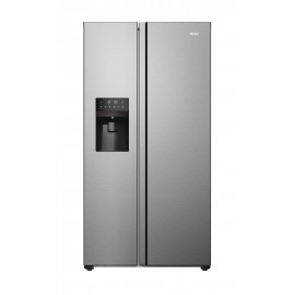 Haier HSR3918EIMP Ψυγείο Ντουλάπα 515lt NoFrost Υ177.5xΠ90.8xΒ65.9εκ. Ασημί Series 3 E