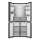 Haier HCR58S18DWMB Ψυγείο Ντουλάπα 525lt Total NoFrost  Μαύρο E