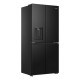 Haier HCR58S18DWMB Ψυγείο Ντουλάπα 525lt Total NoFrost  Μαύρο E