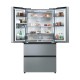Haier HFR59F18CWMM Ψυγείο Ντουλάπα 700lt Total NoFrost Υ182.5xΠ90.5xΒ73.8εκ. Inox C