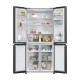 Haier HCR3818EWPT Ψυγείο Ντουλάπα 463lt NoFrost Υ181.8xΠ83.3xΒ65εκ. Γκρι Cube 83 Series 3 E