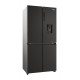 Haier HCR3818EWPT Ψυγείο Ντουλάπα 463lt NoFrost Υ181.8xΠ83.3xΒ65εκ. Γκρι Cube 83 Series 3 E