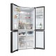 Haier HCR3818EWPT Ψυγείο Ντουλάπα 463lt NoFrost Υ181.8xΠ83.3xΒ65εκ. Γκρι Cube 83 Series 3 E