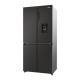 Haier HCR3818EWPT Ψυγείο Ντουλάπα 463lt NoFrost Υ181.8xΠ83.3xΒ65εκ. Γκρι Cube 83 Series 3 E