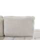 371-000041 Γωνιακός καναπές Belanza pakoworld αριστερή γωνία με μπεζ ύφασμα 265x213x90εκ