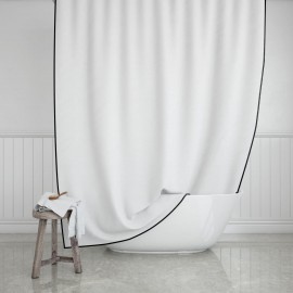 02-55158 ESTIA ΚΟΥΡΤΙΝΑ ΜΠΑΝΙΟΥ FRAME ΥΦΑΣΜΑΤΙΝΗ 180x200cm