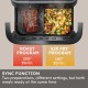 Haier HAF3ADW 011 Air Fryer με Διπλό Αποσπώμενο Κάδο 11lt Μαύρο