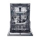 Haier XI 6B0S3FSB Πλήρως Εντοιχιζόμενο Πλυντήριο Πιάτων με Wi-Fi για 16 Σερβίτσια Π59.7xY81.8εκ. Washlens Plus Series 2 Β