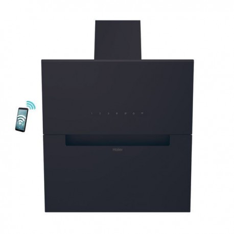 Haier HADG6CBS4BWIFI Απορροφητήρας Καμινάδα 60cm Μαύρος με Wi-Fi A++