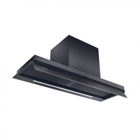 Haier HAPY9CBS4BG Απορροφητήρας Καμινάδα-Τζάκι 90cm Μαύρος A