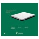 2EMATMEMOF-120200 ΣΤΡΩΜΑ MEMO FOAM 21 cm ΜΕ ΑΦΡΟ ΜΝΗΜΗΣ 120x200
