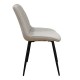 11-1652 ALESIA L. BEIGE ΥΦΑΣΜΑ ΚΑΡΕΚΛΑ ΜΕΤΑΛΛΙΚΗ 50X59X86εκ.