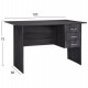 ΓΡΑΦΕΙΟ ΜΕ 3 ΣΥΡΤΑΡΙΑ HAYDEN HM2268.01 ΜΕΛΑΜΙΝΗ ΣΕ ΑΝΘΡΑΚΙ ΧΡΩΜΑ 120x60x75Υεκ