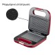 35-0138 Τοστιέρα IdeaKichen QuickSnack Grill Red