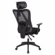 ΚΑΡΕΚΛΑ ΓΡΑΦΕΙΟΥ MEXER HM1195.01 ΜΑΥΡΟ MESH-PP ΒΑΣΗ 68x70x136Υεκ.