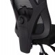 ΚΑΡΕΚΛΑ ΓΡΑΦΕΙΟΥ MEXER HM1195.01 ΜΑΥΡΟ MESH-PP ΒΑΣΗ 68x70x136Υεκ.