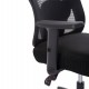 ΚΑΡΕΚΛΑ ΓΡΑΦΕΙΟΥ MEXER HM1195.01 ΜΑΥΡΟ MESH-PP ΒΑΣΗ 68x70x136Υεκ.