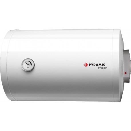 027032401 Pyramis Θερμοσίφωνας 60lt Glass Οριζόντιος 3.5kW