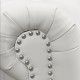 ΚΑΝΑΠΕΣ 3ΘΕΣΙΟΣ T.CHESTERFIELD HM3009.02 ΤΕΧΝΟΔΕΡΜΑ ΛΕΥΚΟ ΜΑΤ 208x90x73 εκ.