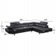 ΚΑΝΑΠΕΣ ΓΩΝΙΑ GORO ΔΕΞΙΑ HM3084.02R ΑΠΟ ΜΑΥΡΟ PU 265x196x85Yεκ.
