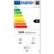 Omnys FTN-E7178IN Ψυγείο Δίπορτο 415lt Υ178xΠ70xΒ68cm Midnight Inox E