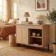 0151.GM26 Beam κονσόλα - γραφείο 102x49/92x78εκ. Natural Chestnut  Natural Chestnut 102x49/92εκ. Ύψος : 78εκ.