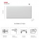 Nobo NTL4R WiFi 05 Θερμοπομπός Τοίχου 500W με Ηλεκτρονικό Θερμοστάτη και WiFi 52.5x40cm Λευκός