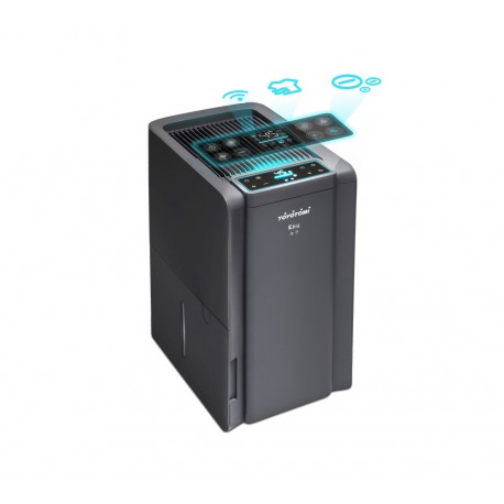 Toyotomi Kira TDE-18BIVION Αφυγραντήρας με Ιονιστή και Wi-Fi 18lt Γκρι