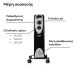 42-8911 Καλοριφέρ Λαδιού Hausberg HB-8911NG με 11 Φέτες 2500W