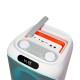 110583-0046 Akai Sonic X10 Φορητό Ηχείο 75W με Bluetooth 5.3, FM, TWS & Ασύρματο Μικρόφωνο (Λευκό)