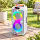 110583-0046 Akai Sonic X10 Φορητό Ηχείο 75W με Bluetooth 5.3, FM, TWS & Ασύρματο Μικρόφωνο (Λευκό)