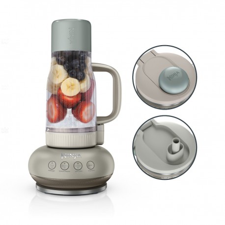 Ninja DB351EUST BlendBOSS Μπλέντερ με Πλαστική Κανάτα 710 ml Γκρι