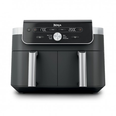 Ninja DZ901EU DualZone XL Air Fryer με Διπλό Αποσπώμενο Κάδο 9.5lt Γκρι