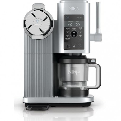 Ninja NC701EU CREAMi Scoop & Swirl Παγωτομηχανή 2x480ml Ασημί