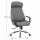 ΚΑΡΕΚΛΑ ΓΡΑΦΕΙΟΥ VELUM HM1233.10 ΓΚΡΙ PU--ΒΑΣΗ ΧΡΩΜΙΟΥ 71x69x116-122Υεκ.