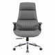 ΚΑΡΕΚΛΑ ΓΡΑΦΕΙΟΥ HM1234.10 ΓΚΡΙ PU--ΒΑΣΗ ΧΡΩΜΙΟΥ 73x70x115-121Υεκ.